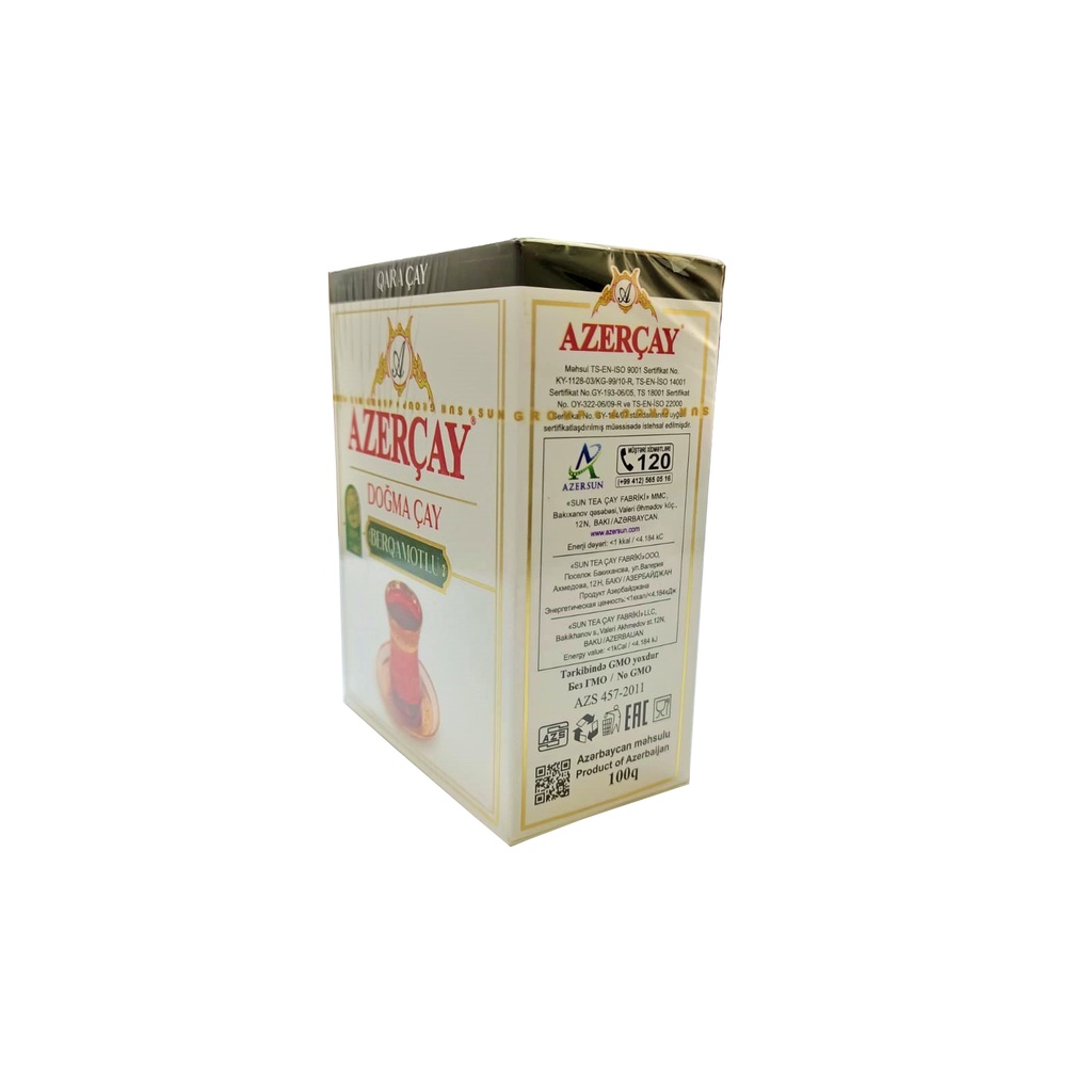 Azercay Black Tea Classic Bergamot 100g