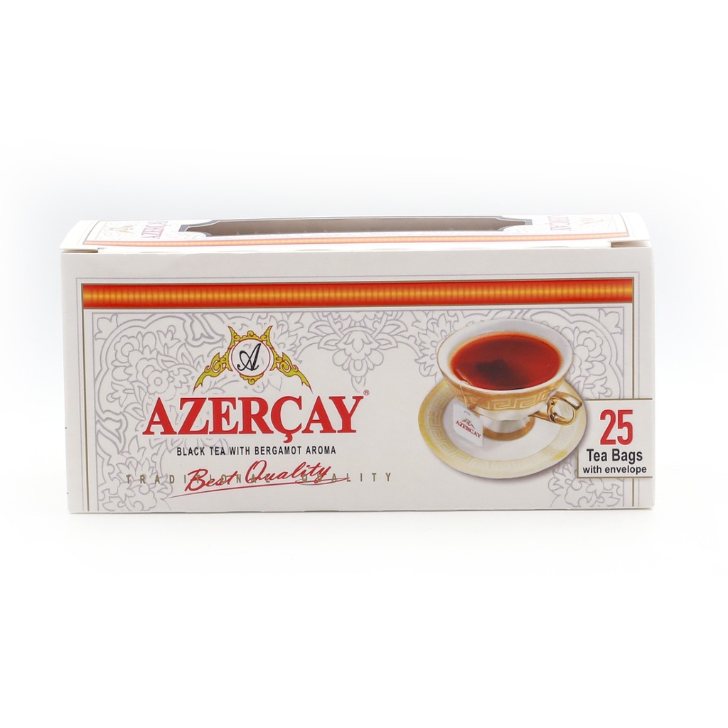 Azercay Black Tea w/ Bergamot Aroma 25 Tea Bags Envelope 50g