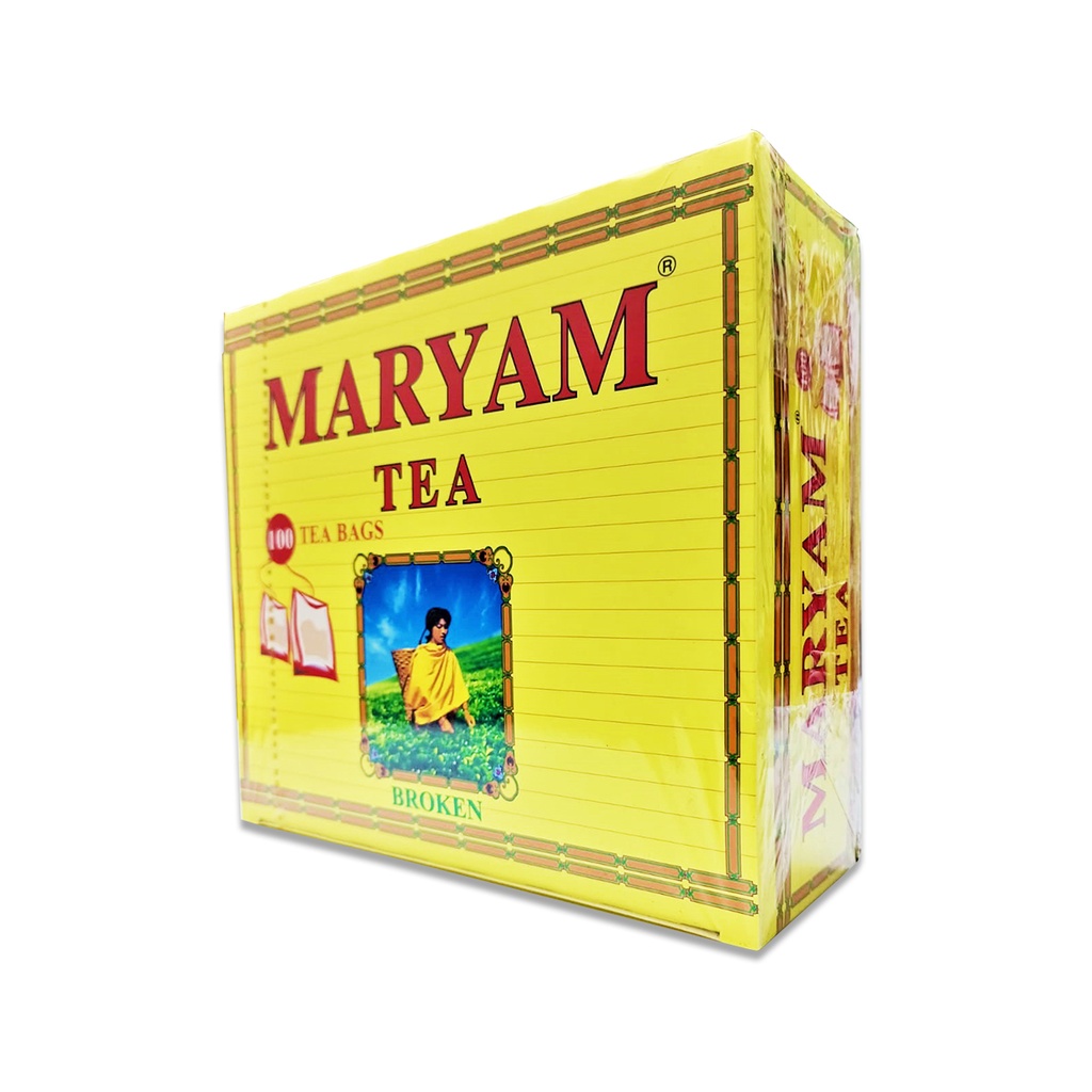 Maryam Black Tea Broken 100 Tea Bags 200g