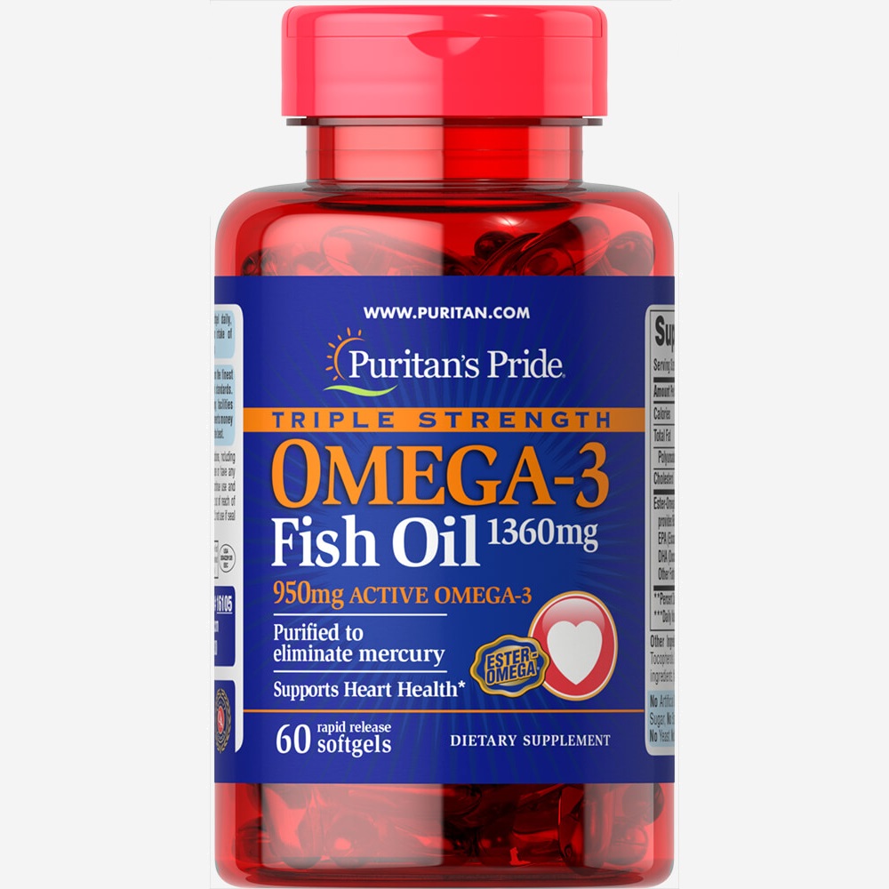 Triple Strength Omega-3 Fish Oil 1360MG 60's