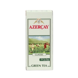 Azercay Green Tea Classic 25 Tea Bags Envelope 50g